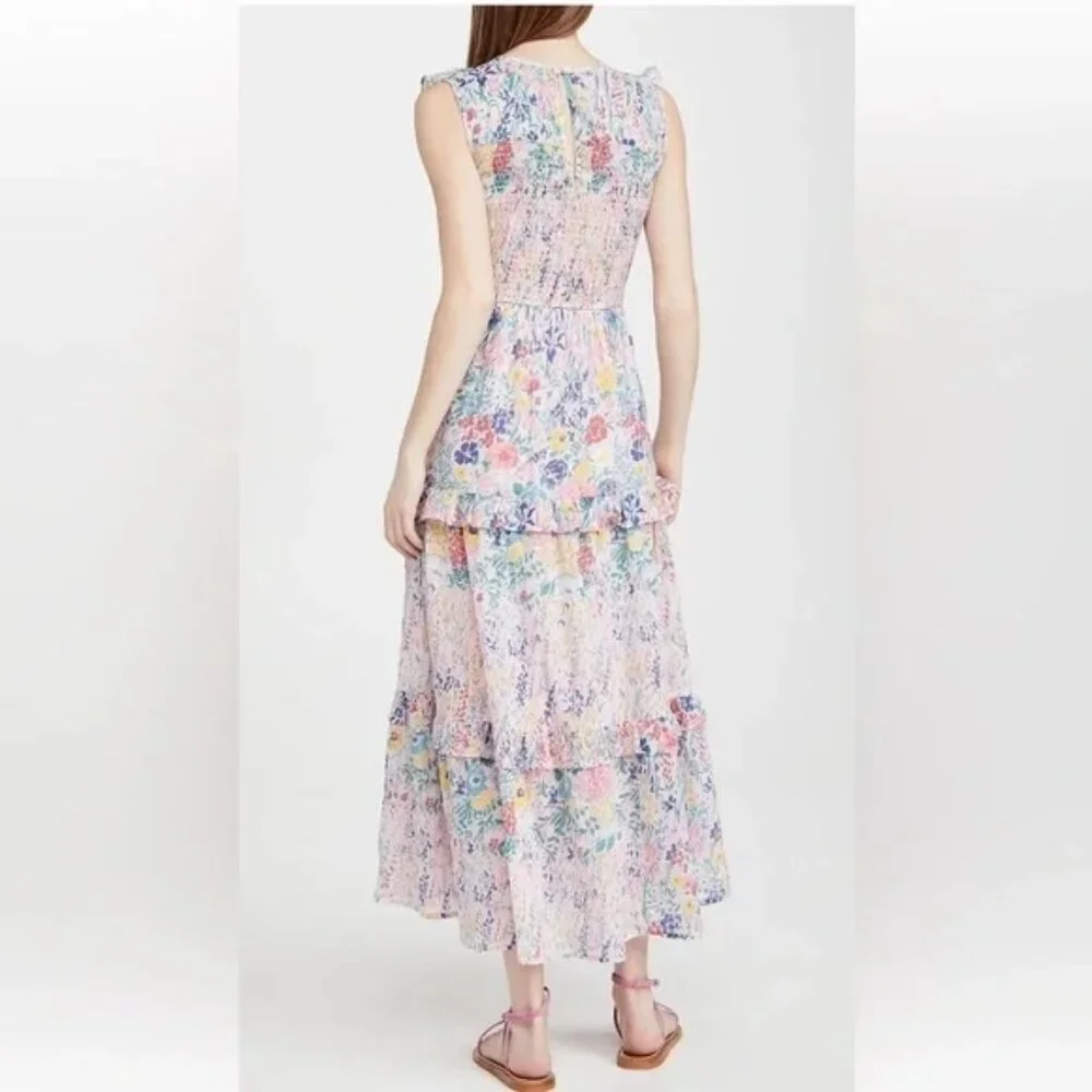 Banjanan Floral Maxi Dress Cotton S - Picture 2 of 10